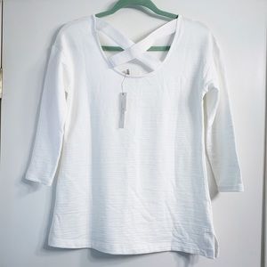 Talbots White UPF Tunic